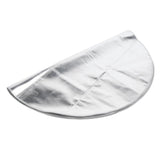 Round Fire Pit Mat Fireproof Outdoor terrace Barbecue Grill Deck Protection Pad SuppliesSilver Gray V1294-YM0721-3117210056611