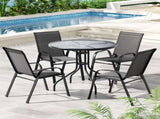 Gardeon Outdoor Dining Set Table and Chairs Patio Garden Furniture Bistro Set FF-STA-DINING-GE