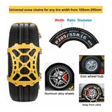 Snow Chains 6Pc Suitable For 165-275Mm V1188-MS-227-1717