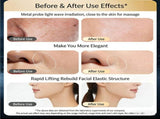 At-Home Facial Massager Beauty Device, 4-in-1 Microcurrent Face Lifting Tool with Red Light Therapy, V1107-110-41363