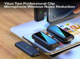 Hridz SX6 2in1 Portable Wireless Microphone For fast connection 2.4g Dual Microphone for Vlog V571-0740111698689