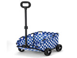 Blue Foldable Pet Travel Wagon for Small Dogs - Lightweight and Portable V888-ELOSUNG15349