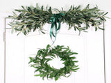Simulation Olive Lintel Wreath Wall Hanging Lintel Garland Wedding Home Decoration V1294-YM0715-211102XU01