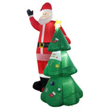 Festiss 2.5m Santa and Christmas Tree Christmas Inflatable with LED V227-3310642000540