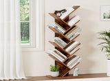 Artiss Tree Bookshelf 9 Tiers Walnut FURNI-L-SHELF-9TB-WAL