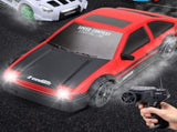 1/24 2.4GHz RC Drift Car 4WD High Speed Remote Control Racing Vehicle Red for 3 year old V1263-JX-7287-1