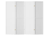 Artiss 4 Panel Room Divider Screen 164x170cm Pegboard White RD-HLW01-4P-WH