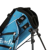 Everfit Golf Clubs Set Junior Right Handed Golf Wedges Iron Golf Stand Bag GOLF-A-CLUB-KID-5-AB