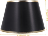 Fabric Lampshade Desk Black Mini Accessories Side Table Lampshade Drum Lamp Shades for Table Lamps V1192-AZ-W-10720