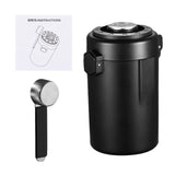 Airtight Coffee Canister with Humidity Gauge Date Record Disk One Way Exhaust Valve Double Layer V1294-YM0901-H49316B