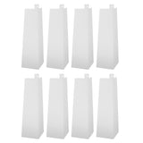 8PCS Aluminum Siding Corners 8 Inch Outside Siding Corner Trim with Screws for House Exterior Corner V1294-YM0901-3114240020011
