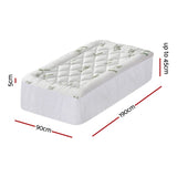 Giselle Mattress Topper 5cm Pillowtop toppers Bamboo Single TOPPER-BAM-5-S
