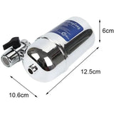 Faucet Drinking Water Filter, Tap-Mounted Water Purifier with M22/M24 Adapter, Kitchen Faucet V1189-LC-LY-00037