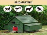 Solar Chicken Coop Door Opener with Light Sensor,Full Aluminum Multi-Modes Poultry Coop Door Battery V1192-AZ-W-14395