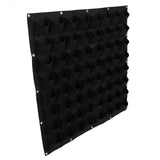 64 Pockets Vertical Outdoor Garden Felt Plants Flower Growing Bag Wall Hanging Planter V1294-YM0901-JYB00528-01
