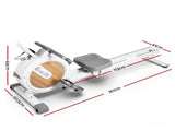 Everfit Rowing Machine for Home Magnetic Rowing Machine App Compatible Quiet Exercise Equipment ROWING-C-MAG-16L-DT-WH