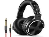 Wired Over Ear Headphones - Studio Monitor - DJ Stereo Headset with 50mm Drivers V1263-JX-986