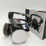 Full Face Respirator Mask with Wide View Lens for Painting Spraying Woodworking Chemical Protection V1366-AZ2-W-14773