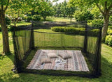 Extra Large Outdoor Net Tent 9.8x9.8 Feet Mosquito Mesh Screen Room Gazebo for Patio Camping Picnic V1366-AZ2-W-17425