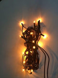 for 20ct Count Teeny Tiny Rice Light Set String Brown Wire Cord Primitive Craft Farm Seasonal V1188-CYX-LHJ-742