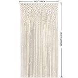 2m Heavy Duty Macrame Curtain Boho Woven Wall Hanging Window Doorway Wedding V201-WALL0102WH8AU