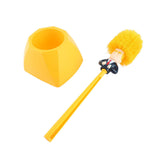 Donald Trump President Toilet with Base Holder Novelty Funny Toilet Cleaning Tool Plastic V1294-YM0901-H23873
