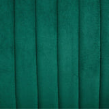 Viva Forever Set of 2 Green Velvet Dining Chairs-Art Deco Design with Gold Metal Legs V264-DNC-414V-GRN-02-1