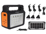 Solar Power Bank 6000mAh Bright Headlight Panel Light 3 Bulbs Portable Handle Solar Generator for V1294-YM0706-3113230236811