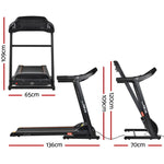 Everfit Treadmill Electric Home Gym Fitness Exercise Machine Foldable 400mm TMILL-MIG41-SIM