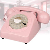 Wireless Bluetooth Desk Phone Style 2-pink V1221-WIRELESS-BLUETOOTH-DESK-PHONE-STYLE-2-PINK