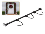 Jingle Jollys Christmas Garland Hook Wreath Hanger Fits 85-160CM Door No Drill XM-F-HOOK-GAR-170-BK