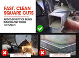 BAUMR-AG Portable Band Saw Cold Cut Metal Cut Off Bandsaw Steel Hand Drop Slicer Cutter Chop V219-TOLBDSBMRAP20