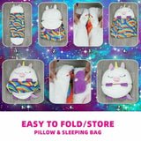 2022 Sleeping Bag Happy Nappers Kids Children Blanket Winter fluffy warm Xmas Gift V549-EB304146043427