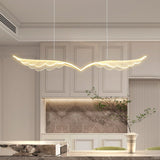 BAMDECOR 150cm Wing-Shaped LED Ceiling Light 3-Color Changeable Stepless Dimming High Light V255-WING-150
