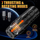 Automatic Male Masturbator Sex Toys for Men, Sync Pocket Pussy 7 Thrusting & 7 Rotating Modes V1107-150-14703