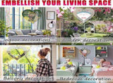 6Pcs Sublimation Wind Spinner Blanks 3D Wind Spinners Hanging Wind Spinners for Outdoor Garden V1369-AZ3-W-11577