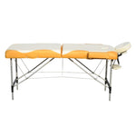 YES4HOMES 2 Fold Portable Aluminium Massage Table Massage Bed Beauty Therapy V278-ALUM-FOLD2-670-CO