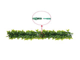 Artificial Extendable Hanging Pink Flowering Violet Garland UV Resistant 55cm V637-DP22577