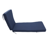 Lounge Chair Cushion with Ties Removable Rain Proof Fade Proof Sun Lounger Replacement Cushion for V1294-YM0901-3116250002513