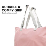 Shopper Bag Tote Bag Foldable Travel Laptop Grocery Nylon KO-DUAL PINK V274-GM-KOEBAG-SHOP-PK