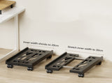 Adjustable Mobile CPU Stand, Ventilated Computer Tower Stand with 4 Caster Wheels, for PC Tower, V1189-WXFWAL-20260319-00924