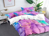 Marble Comforter Set, King Size, Quilted Soft Microfiber Bedding for All Seasons V745-MAB010776AJ3