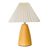 Table Lamp Pleated 3 Color Remote Control Dimmable Bedroom Bedside Night Light Retro Nordic V1294-YM0901-3119240070812