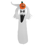 1.8m Halloween Inflatables Pumpkin Head White Ghost Inflatable Pumpkin Blow Up Ghost with LED for V1294-YM0901-3115230077311