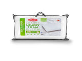 Easyrest Side Sleeper High Profile Luxury Memory Foam Pillow 65 x 40 12cm BONUS removable Cover V442-ERT-PILLOW-MEMORYFOAMSIDE-WHITE-ST