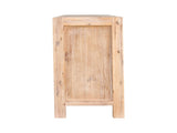 Buffet Sideboard in Oak Colour Constructed with Solid Acacia Wooden Frame Storage Cabinet with V43-BFT-NOW-OAK