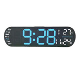 Digital Wall Clock with Remote Control Big LED Screen Display Adjustable 8 Color Lights Digital V1294-YM0901-3115240021211