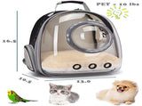 Cat Backpack - Cat Travel Basket - Cat Carrier - Small Dog Backpack - Transparent Pet Backpack - Cat V1189-WXF-260203-00437