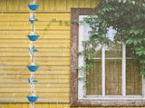 2.4M Rain, Hummingbird Rains for Outside, Copper Rain Bell Decorative Rain Catcher V1192-AZ-W-0165