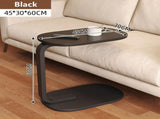 C-Shaped Side Table with Metal Frame V728-LP601099616199519
